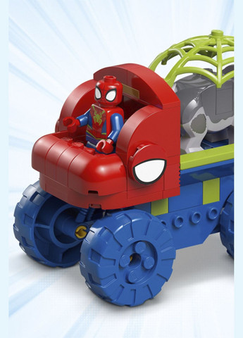 Конструктор Super Heroes - Динозаврячий спасательный транспорт команды Паука (11199) цвет разноцветный ЦБ-00269181 Lego (315717988)