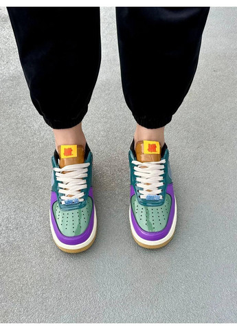 КРОССОВКИ ЖЕНСКИЕ NIKE AIR FORCE 1 LOW X UNDEFEATED НАЙК АИР ФОРС 1 ПРЕМИУМ No Brand комбинированные демисезоны (367177840)