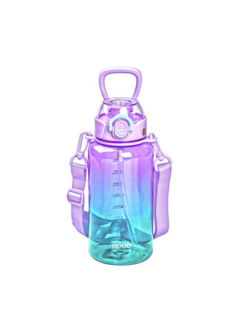 Бутылка для воды 1 л бутылочка с мундштуком сиреневая HP-14-31V Yiwu (351431533)