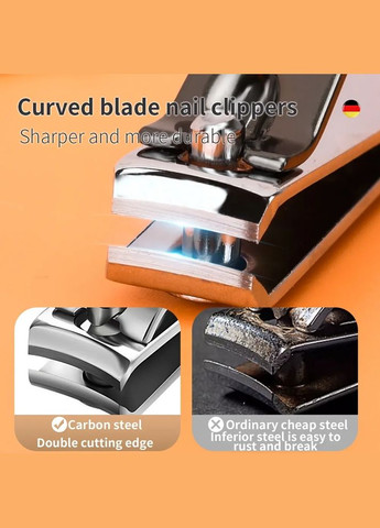 Манікюрний педикюрний подарунковий набір для жінок і для чоловіків 7 предметів по догляду за нігтями No Brand (317273567)