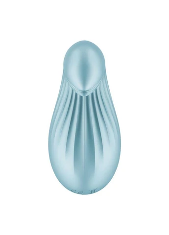 Вібратор Dipping Delight Light Blue, 2 мотори, гнучкий кінчик Satisfyer (315014729)