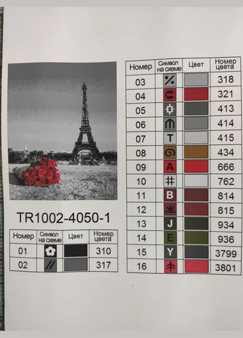 Алмазная мозаика Романтический Париж и розы 40х50 см SP1002-3 ColorArt (290192158)
