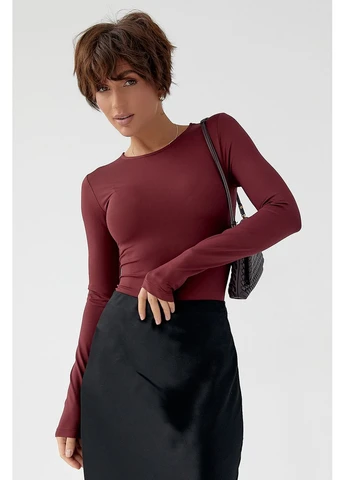 Эластичное однотонное боди цвет, S (есть размеры) No Brand (386407607)