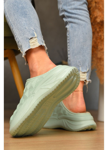 Галоши без задника утепленные мятного цвета Let's Shop (364846401)