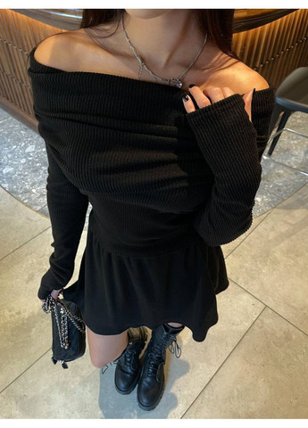 Жіночий костюм з двосторонньої ангори рубчик No Brand (370032108)