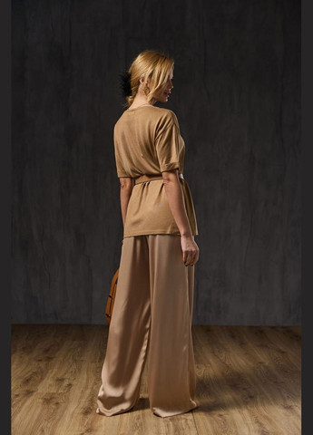 Элегантный джемпер свободного силуэта из шелковистой пряжи (2502) Triko Bakh - (334710692)