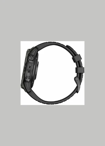 Смарт-часы Fenix 7 Pro Sapphire Solar Carbon G. DLC Tit. with Black Band (010-02777-10/11/54) Garmin (330143033)