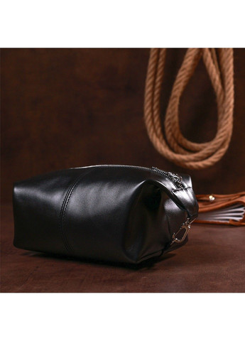 Стильная глянцевая косметичка 16403 Черный Shvigel (292849810)