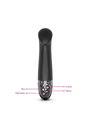 Вибратор для точки G с электростимуляцией Right on Ron Black Edition миостимулятор для глубокой стимуляции Mystim (298572706)