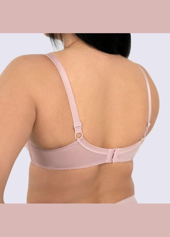 Розовый бюстгальтер на косточках с полумягкой чашкой Elita с косточками
