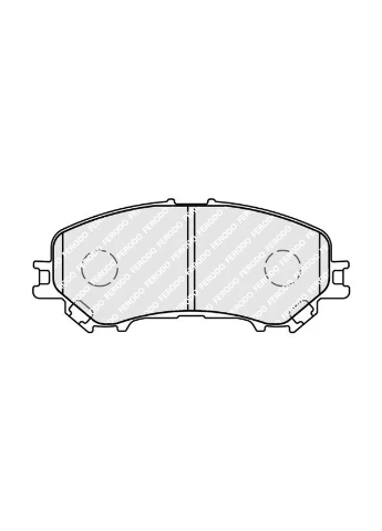 Колодки тормозные дисковые ПЕРЕДН NISSAN QASHQAI II ДЖИП (J11, J11_) 1.2 2013.11- FE FDB4843 Ferodo (362607468)