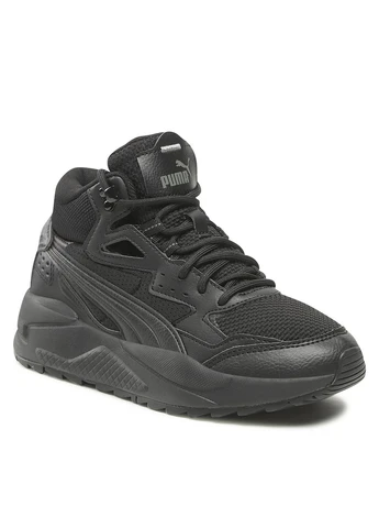 Чорні кросівки x-ray mid wtr jr black 387385-01 демісезон Puma