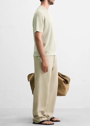 Світло-зелена футболка Zara