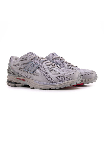Серые демисезонные кроссовки мужские new balance 1906r grey deep red нью беланс 1906r No Brand