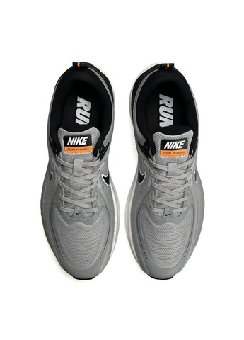 Сірі Літні кросівки чоловічі nike No Brand Air Zoom Pegasus Grey Black