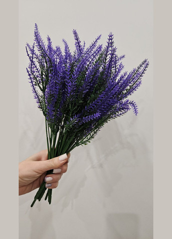 Лаванда фиолетовая цветок искусственный 1 ветка A.G. (313867311)