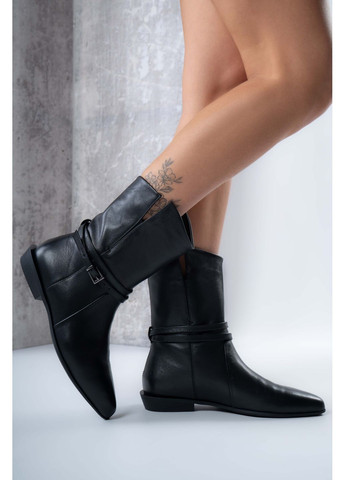 Черевики жіночі Натуральна шкіра чорні 346798 Where Uwear (370268994)