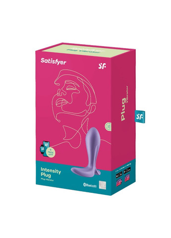Анальний смарт-вібратор Intensity Plug фіолетовий Satisfyer (347312765)