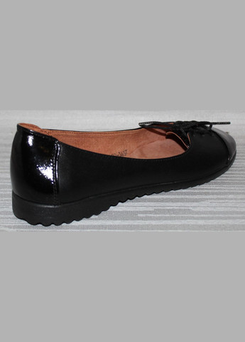 Женские балетки на худенькую ножку Tango | чёрные натуральная кожа (314871616)