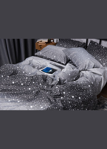 Комплект постельного белья Микросатин Premium «» двуспальный 175х210 наволочки 4х70х70 (MS-820005119) Moon&Star starry night (293148345)