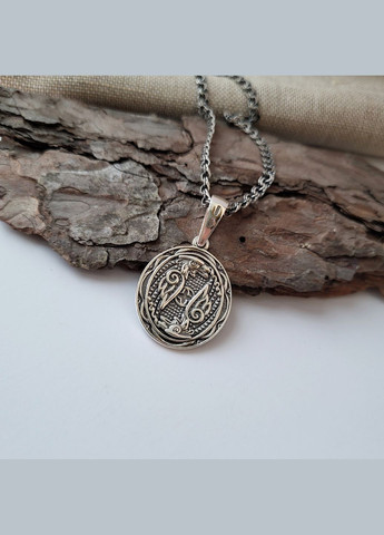 Серебряная подвеска кулон оберег амулет Руна Гебо серебро 925 пробы черненное 89925ч 8.00г No Brand (306742021)