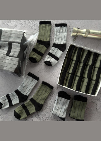 Комбинированные тактические носки зима серые 12 пар (341284705)