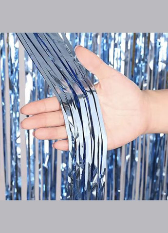 Дождик для фотозоны 1 м на 1 м голубой Jannet Дощик (316296156)