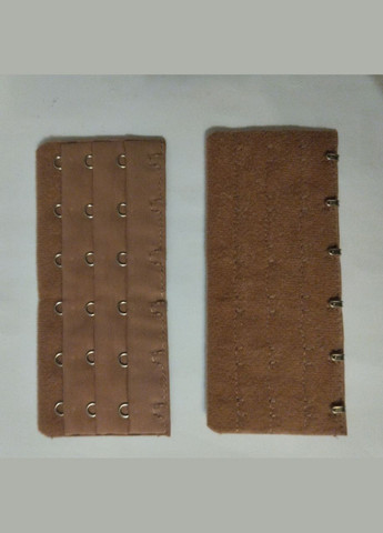 Удлинитель-расширитель спинки для бюстгальтера, корсета, грации 6 крючков Коричневый No Brand (307364831)