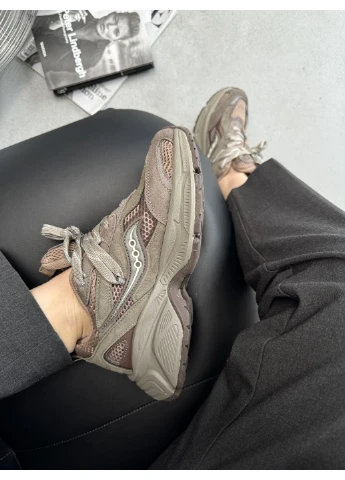 Кроссовки женские и мужские Saucony 2k Cavalry Brown | Саукони 2К Кавалри коричневые No Brand коричневые демисезоны (370604342)