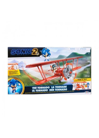 Ігровий набір з фігурками 2 Сонік і Тейлз на біплані Sonic the Hedgehog (290110808)