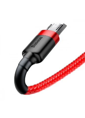 Дата кабель Cafule MicroUSB Cable 2.4A (1m) (CAMKLF-B) Baseus (378780087)