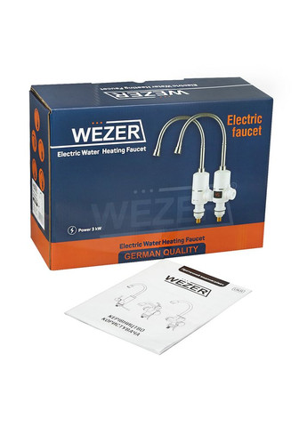 Електричний проточний водонагрівач Wezer (275335822)