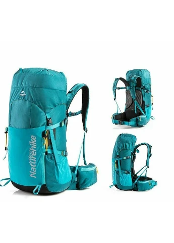 Рюкзак туристический NH18Y045-Q, 45 л, голубой Naturehike (387866261)