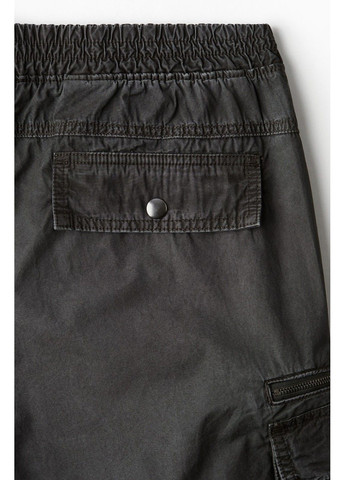 Мужские шорты карго Slim fit (58344) M Темно-серые H&M (330262366)