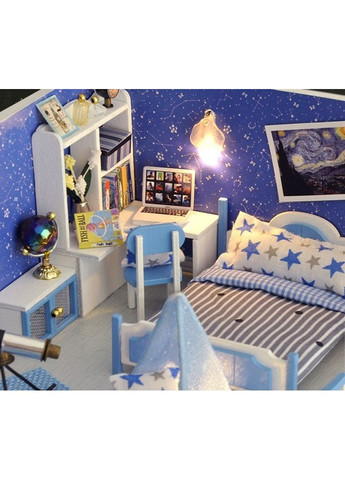 Румбокс Будинок у стилі Лофт Зіркове небо мрії DIY House Dream Starry Sky Loft 3Д конструктор TD-39 + купол No Brand (362452861)