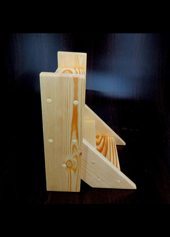 Підставка для квітів з дерева Канарія ваніль (ЦВП-000902) No Brand (328225596)