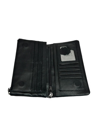 Женский клатч-кошелек из натуральной кожи 8988 чёрный 20,5 x 10,5 x 2,5 No Brand (371682581)