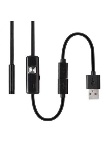 Цифровой эндоскоп CWa 3 в 1 камера micro USB/USB/Type-C 5.5 мм гибкий 5 м (74050518) CAR (330778561)