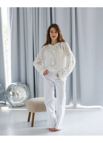 Белая вышиванка женская Milani (356095643)