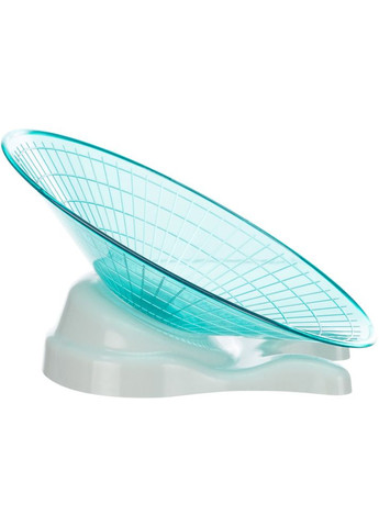 Беговой диск для дегу и больших хомяков пластик 30 см светло-серый бирюзовый Trixie (328925020)