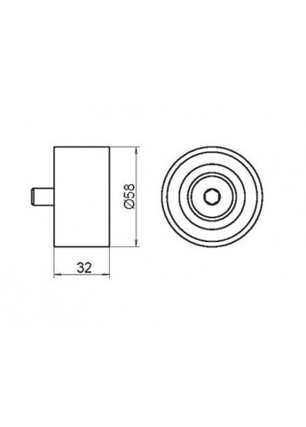 Ролик натяжний HYUNDAI ACCENT (вир-во ) GT10520 C.I.U GMB (345765310)