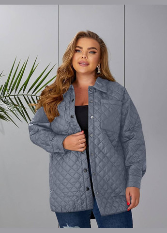 Графітова куртка стьогана No Brand