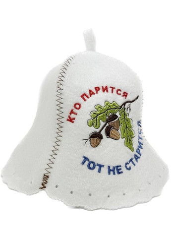 Шапка для бани и сауны из полиэстера Кто парится,тот не старится No Brand (371276219)