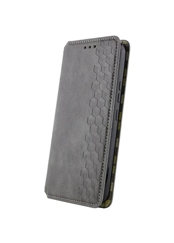 Чехол-книжка Samsung Galaxy A37 5G Cubic (PU) искусственная кожа серый с функцией подставки No Brand Cubic (PU) (402119663)