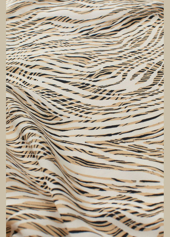 Бежева повсякденний плаття, сукня H&M з малюнком