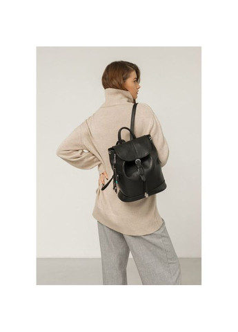 Рюкзак жіночий шкіряний Олсен Чорний BlankNote (301871616)