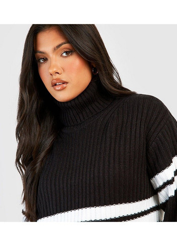 Чорно-білий демісезонний светр для вагітних Boohoo