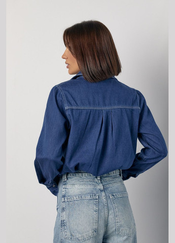 Синяя рубашка Lurex