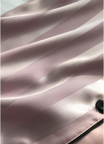 Рожева всесезон стильний атласний піжамний комплект жіноча піжама з атласу сорочка + шорти стильна коротка піжама на ґудзиках набір для сну сорочка + шорти Cindylove