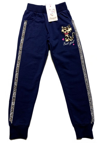 Темно-синие спортивные, повседневный демисезонные брюки Seagull